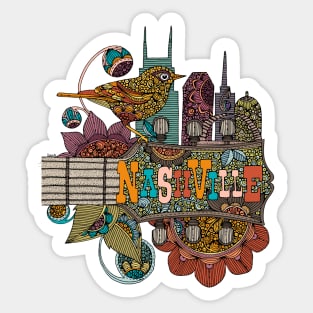 Nashville - Music City Sticker